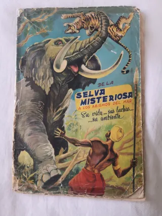 Álbum de cromos antiguo Selva Misteriosa