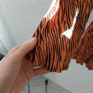 Vestido estampado tigre