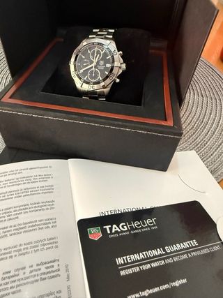 TAG Heuer Aquaracer Chrono Automático esfera negra