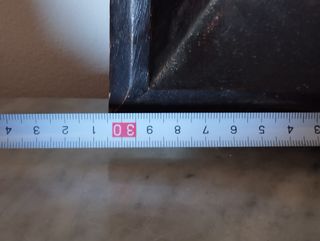 Tabuleiro / Bandeja em Madeira antiga e Azulejo