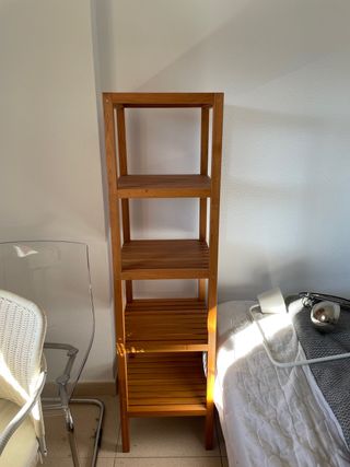 Estantería de madera 4 baldas