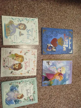 Lote 5 libros disney