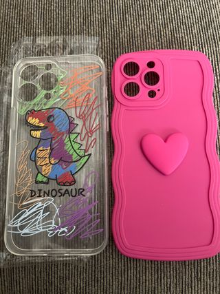 Custodia iPhone 13 Pro Max Rosa Cuore