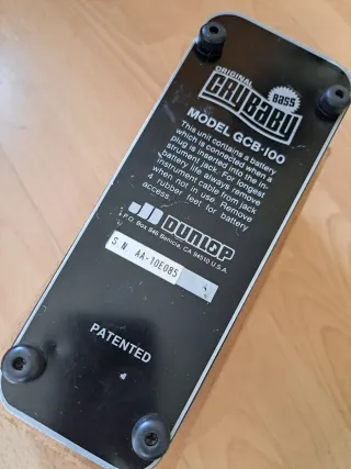 Dunlop Cry Baby GCB-100 Bajo