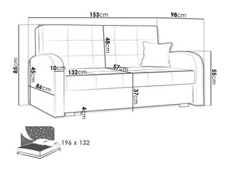Sofá-cama Columbus color MOSTAZA 116 Kronos19