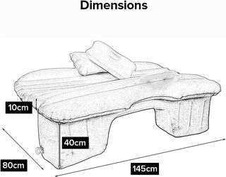 Colchón Inflable Coche EDIESI + Bomba