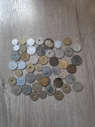 Colección de monedas antiguas