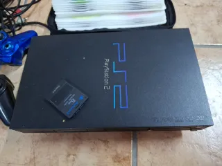 Consola PlayStation 2 Negra + Accesorios