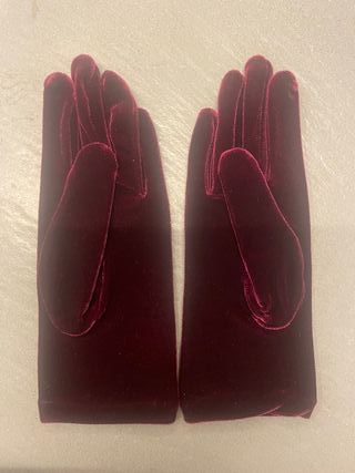 Guanti Exito neri o bordò con decorazioni