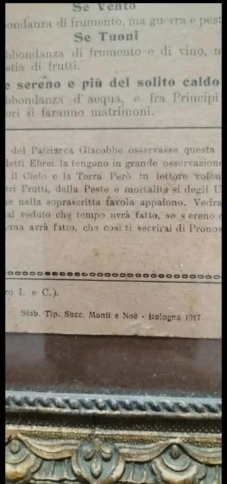 Antico Calendario Perpetuo 1917