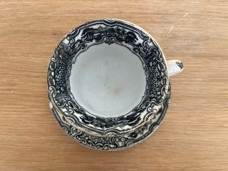 Taza antigua La Cartuja desayuno