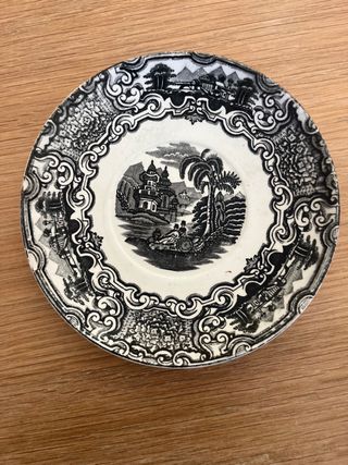 Taza antigua La Cartuja desayuno