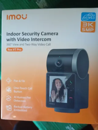 Cámara Seguridad Imou Rex VT Pro Intercomunicador