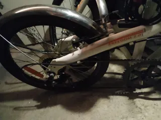 Bicicleta Plegable Blanca