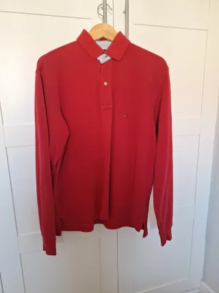 Polo Tommy Hilfiger Rojo Talla M
