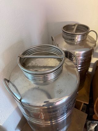 Contenedor barril aceite comestible