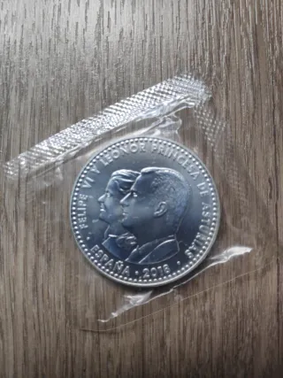 Moneda Plata Reino de Asturias 30 Euro