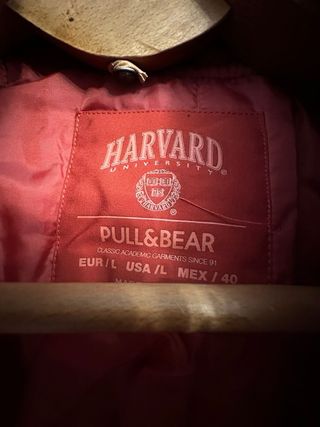 Chaqueta Bomber Pull&Bear Roja y Blanca