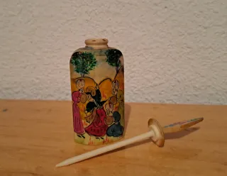 Tintero antiguo diseño árabe