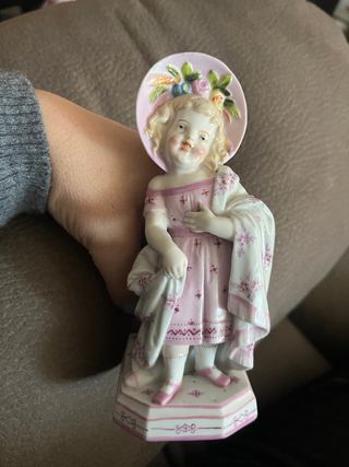 Figura porcelana antigua