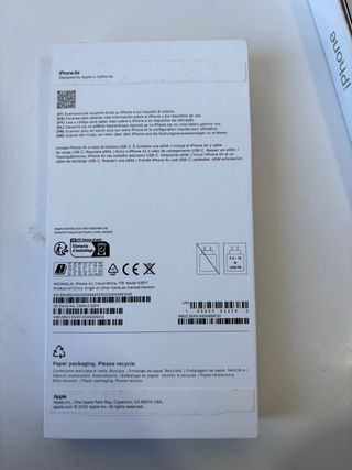 iPhone 17 Air 1TB Blanco Nuevo