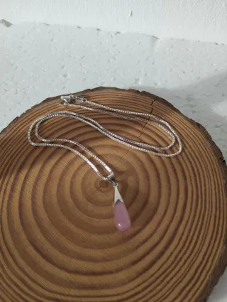 Colgante Lágrima Rosa nuevo