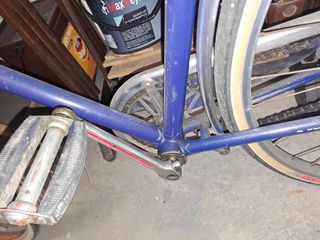 Bicicletta blu da uomo