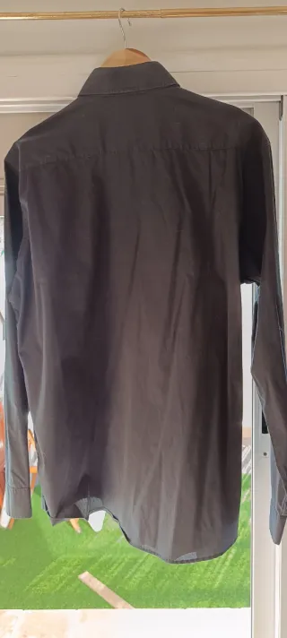 Camisa G-Star Negra Slim Fit Talla XL