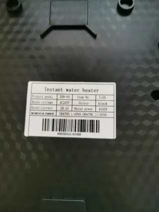 Calentador de agua portátil