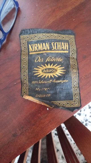 Alfombra Persa Lana Beige y Roja