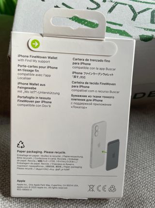 Cartera Funda iPhone MagSafe Azul