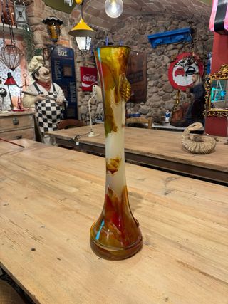 Jarrón Modernista antiguo Hecho a Mano