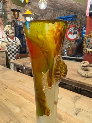 Jarrón Modernista antiguo Hecho a Mano