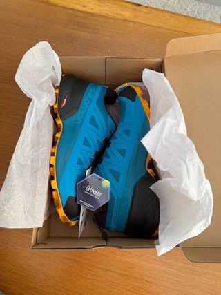 Zapatillas Salomon Speedcross Azul/Amarillo mostaz