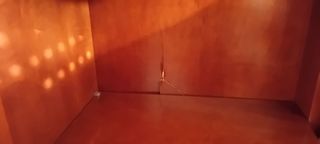 Vitrina Clásica Marquetería Madera y Cristal