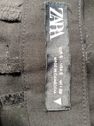 Lote 2 pantalones rectos negros