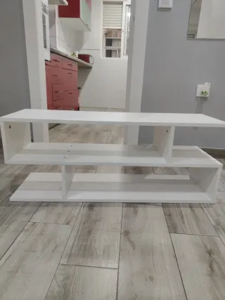 Estantería blanca moderna 110x30x40cm