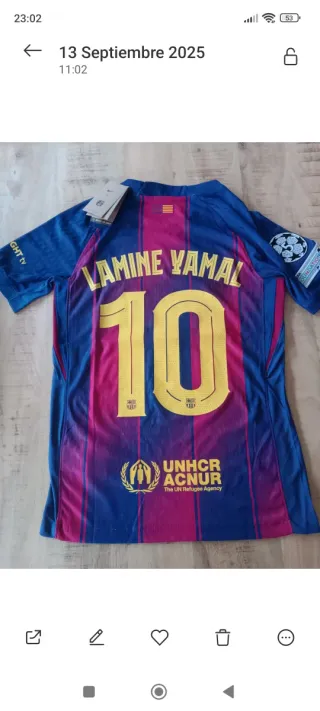 Camiseta Barça Lamine Yamal 10