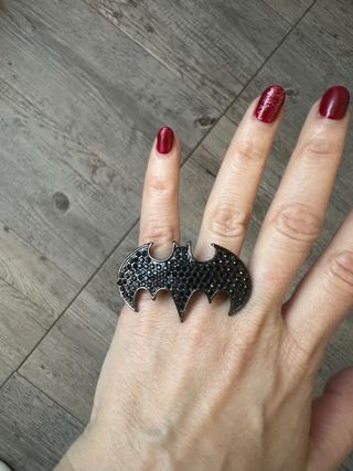 Conjunto Batman Anillo y Pendientes