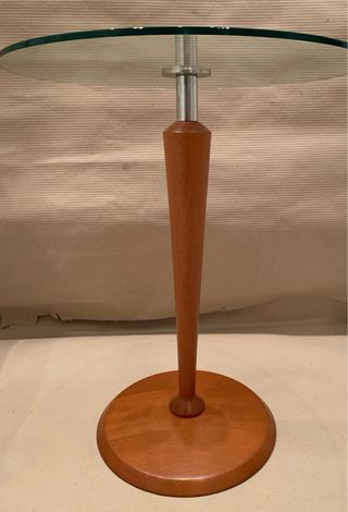 Tavolino Calligaris Legno e Vetro