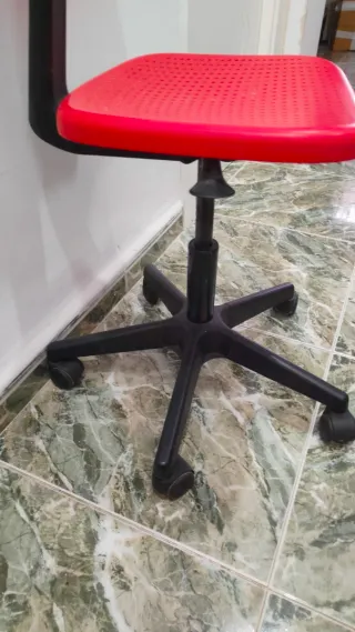 Silla Escritorio Ikea Alrik Roja