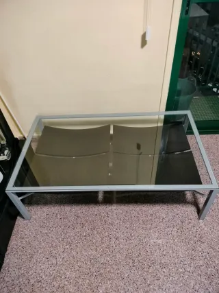 Mesa Centro 120x70x37 Marrón Decapé