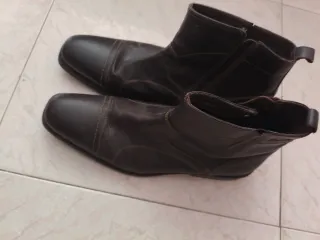 Botines marrones de cuero