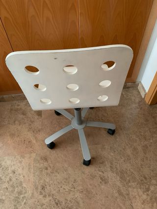 Silla de escritorio Ikea blanca