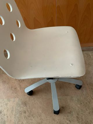 Silla de escritorio Ikea blanca