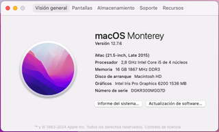 Apple iMac 21.5 con Fusion Drive SSD