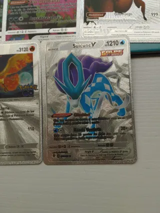 Pack 5 Cartas Pokémon Especiales Plata