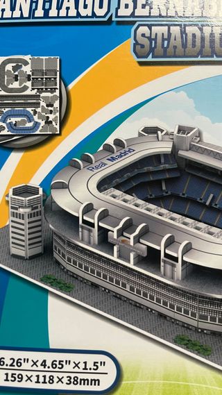 Puzzle 3D Estadio Santiago Bernabéu
