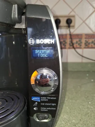 Cafetera Tassimo Bosch con lector código barras