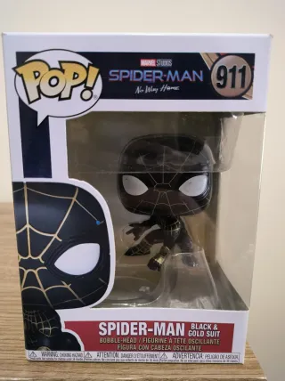 Funko Pop! Spider-Man Black & Gold Suit 911